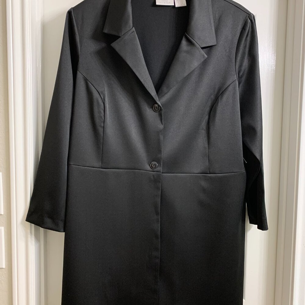 Worthington Brand Women's Black Stretch Jacket, Size 22W, NWT